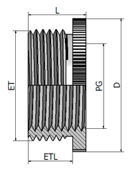 Round PG Reducer